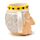 Ceramic Shaped Head Mug - King Charles III