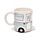 Novelty Shaped Ceramic Mug - Home Is Where You Park It Caravan