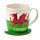 Porcelain Mug & Coaster Set - Welsh Dragon Wales (Cymru) Souvenir