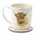 Porcelain Mug & Coaster Set - Jan Pashley Highland Coo Cow