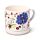 Porcelain Mug & Coaster Lid Set - Nectar Meadows