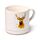 Porcelain Mug & Coaster Lid Set - Jan Pashley Stag