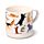 Porcelain Mug & Coaster Lid Set - Feline Fine Cats (New)