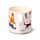 Porcelain Mug & Coaster Lid Set - Feline Fine Cats (New)