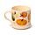 Porcelain Mug & Coaster Lid Set - Autumn Harvest