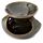 Abstract Design Squat Mottled Glaze Ceramic Oil Burner