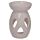 Simple Tear Drop Cut-Out White Ceramic Oil and Wax Burner