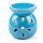 Simple Coloured Cut Out Design Ceramic Oil Burner
