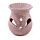 Ceramic Crackled Glaze Cut Out Pattern Oil Burner