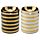 Ceramic Metallic Gold Stripe Eden Oil Burner