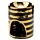 Ceramic Metallic Gold Stripe Eden Oil Burner