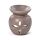 Ceramic Small Oil Burner - Eden Stone Effect Flower Cutout
