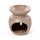 Ceramic Small Oil Burner - Eden Stone Effect Flower Cutout