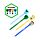 Set of 4 Erasable Pens with Silicone Topper - Minecraft Chibi Style