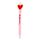 Erasable Pen with PVC Topper - Amore Heart