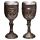 Decorative Goblet - Brushed Gold Wood Effect Pirate