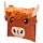 PVC Purse - Highland Coo Cow with Fluffy Fringe