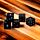Set of 5 Black Skull Dice