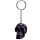 Novelty Keyring - Skulls and Roses Metallic Skull