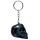 Novelty Keyring - Skulls and Roses Metallic Skull