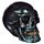 Gothic Iridescent Skull Ornament