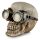 Fantasy Steampunk Skull Ornament - Goggles