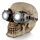 Fantasy Steampunk Skull Ornament - Goggles