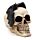 Gothic Skull Decoration - Skull Head with Bat
