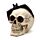 Gothic Skull Decoration - Skull Head with Bat