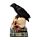 Decorative Ornament - Crow on Skull & Books