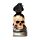Decorative Ornament - Crow on Skull & Books