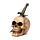 Decorative Ornament - Skull Pierced with Sword
