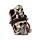 Decorative Ornament - Steampunk Style Skull with Gas Mask & Top Hat