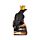 Decorative Ornament - Crow Wearing Crown Standing on Books