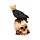 Decorative Ornament - Crow Wearing Crown Standing on Skulls