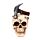 Decorative Ornament - Skull with Hammer & Nails