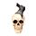 Decorative Ornament - Skull with Axe