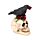 Decorative Ornament - Skull with Raven & Red Roses