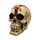 Decorative Ornament - Skull with Zipper Head & Oozing Brains