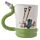 Shaped Handle Ceramic Mug - Garden Hose