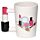 Shaped Handle Ceramic Mug - Lipstick