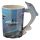 Shaped Handle Ceramic Mug - Dolphin