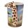 Shaped Handle Ceramic Mug - Giraffe Savannah Decal