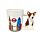 Shaped Handle Ceramic Mug - London Souvenir Corgi