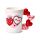 Shaped Handle Ceramic Mug - J'Adoramals Heart XOXO