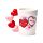 Shaped Handle Ceramic Mug - J'Adoramals Heart XOXO