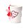 Shaped Handle Ceramic Mug - J'Adoramals Heart XOXO