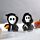 Ceramic Salt & Pepper Set - Skull Boy & Ghost Boy