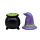 Ceramic Salt & Pepper Set - Spooky Witches Hat & Cauldron
