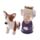 Ceramic Salt & Pepper Set - Queen & Corgi